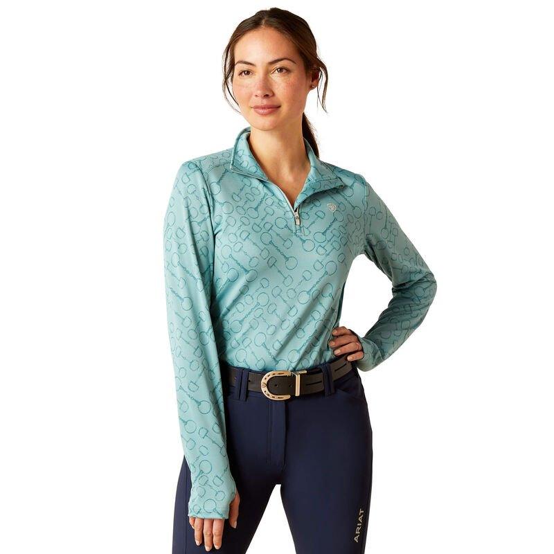 Ariat AW23 Ladies Prophecy 1/4 Zip Winter Baselayer - Artic - L