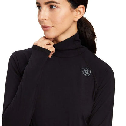 Ariat AW23 Ladies Venture Long Sleeve Baselayer - Black - L