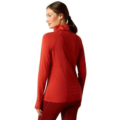 Ariat AW23 Ladies Venture Long Sleeve Baselayer - Red Ochre - L