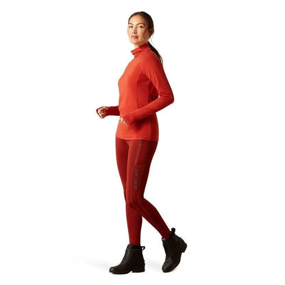 Ariat AW23 Ladies Venture Long Sleeve Baselayer - Red Ochre - L