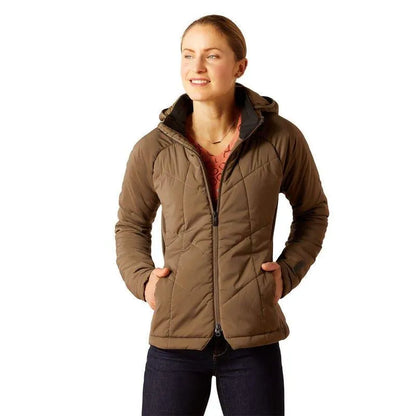 Ariat AW23 Ladies Zonal Insulated Winter Jacket - Canteen - L