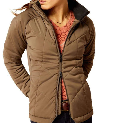 Ariat AW23 Ladies Zonal Insulated Winter Jacket - Canteen - L