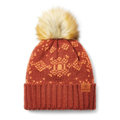 Ariat AW23 Patrona Winter Beanie Hat - Reflecting Pond/Artic -