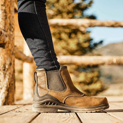 Ariat Ladies Barnyard Twin Gore II H2O - Antique Brown - 3.5