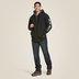 Ariat SS24 Mens Rebar All-Weather Full Zip Hoodie - Black - L