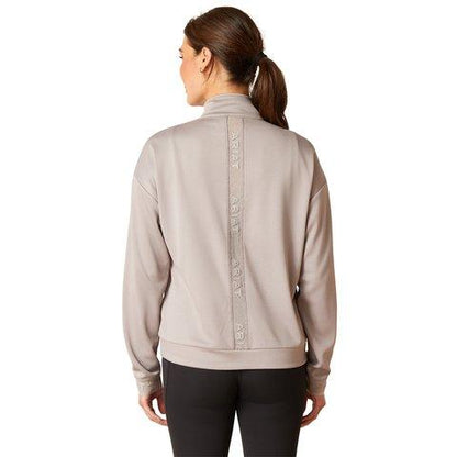 Ariat SS24 Womens Breathe 1/2 Zip Sweatshirt - Zinc - S