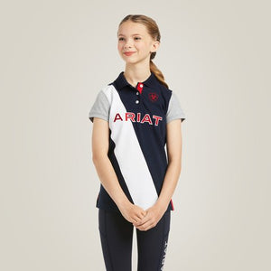 Ariat SS24 Youth Taryn Polo - Baked Apple - XS