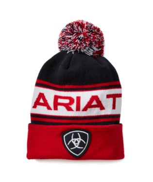 Ariat Team Beanie - Navy/Red -