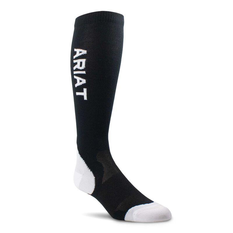 Ariat Tek Performance Socks - Heather Grey/Navy -