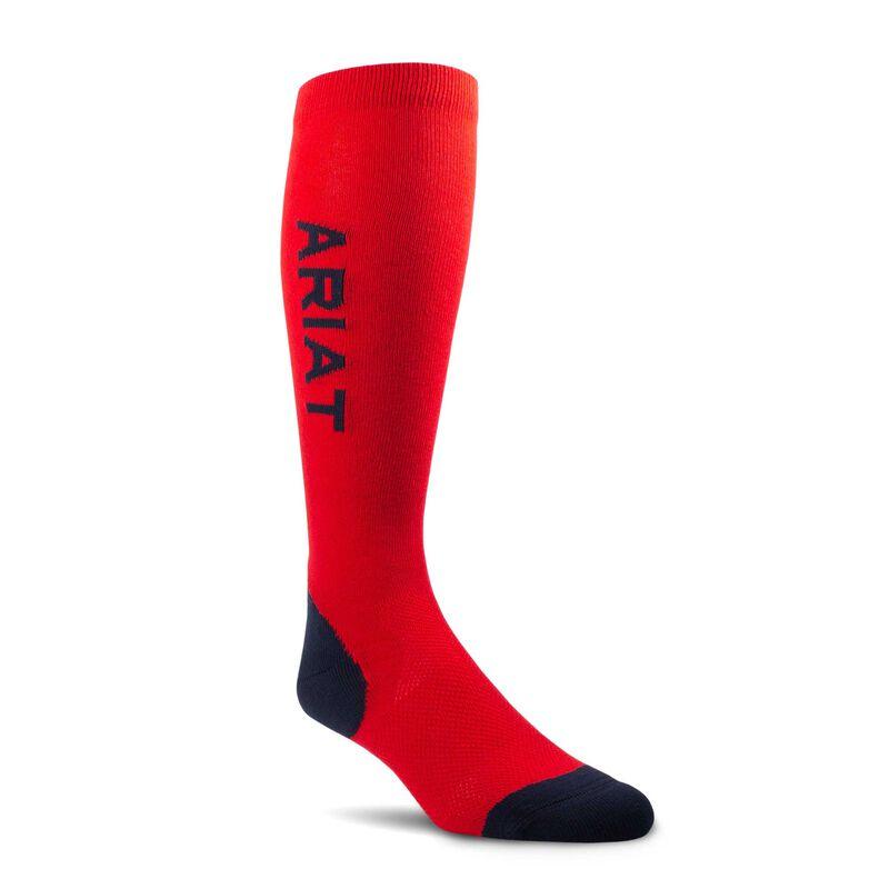 Ariat Tek Performance Socks - Heather Grey/Navy -