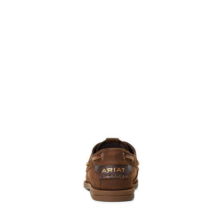 Ariat Womens Antigua Boat Shoe - Chocolate Brown - 3