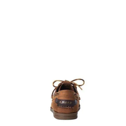 Ariat Womens Antigua Boat Shoe - Walnut - 3