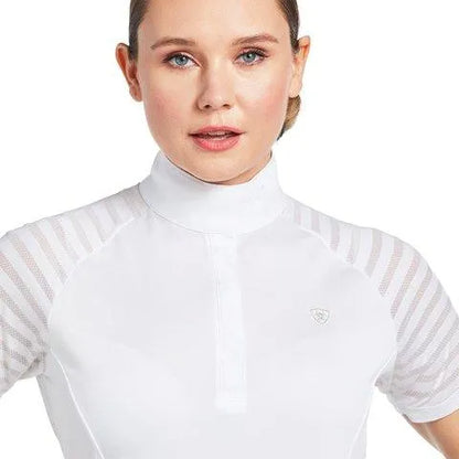 Ariat Womens Aptos Vent Show Shirt - White - XS