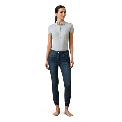 Ariat Womens Halo Denim Breech Full Seat - Marine - 22R