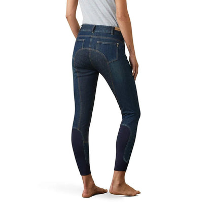 Ariat Womens Halo Denim Breech Full Seat - Marine - 22R