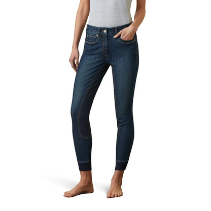 Ariat Womens Halo Denim Breech Full Seat - Marine - 24R