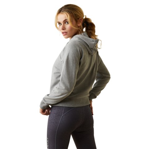 Ariat Womens Just Hoodie - Heather Grey - XS