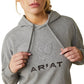 Ariat Womens Just Hoodie - Heather Grey - XS