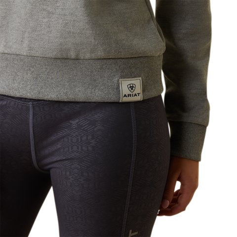 Ariat Womens Just Hoodie - Heather Grey - XS