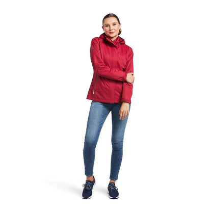 Ariat Womens Spectator Waterproof Jacket - Red Bud - Extra Small