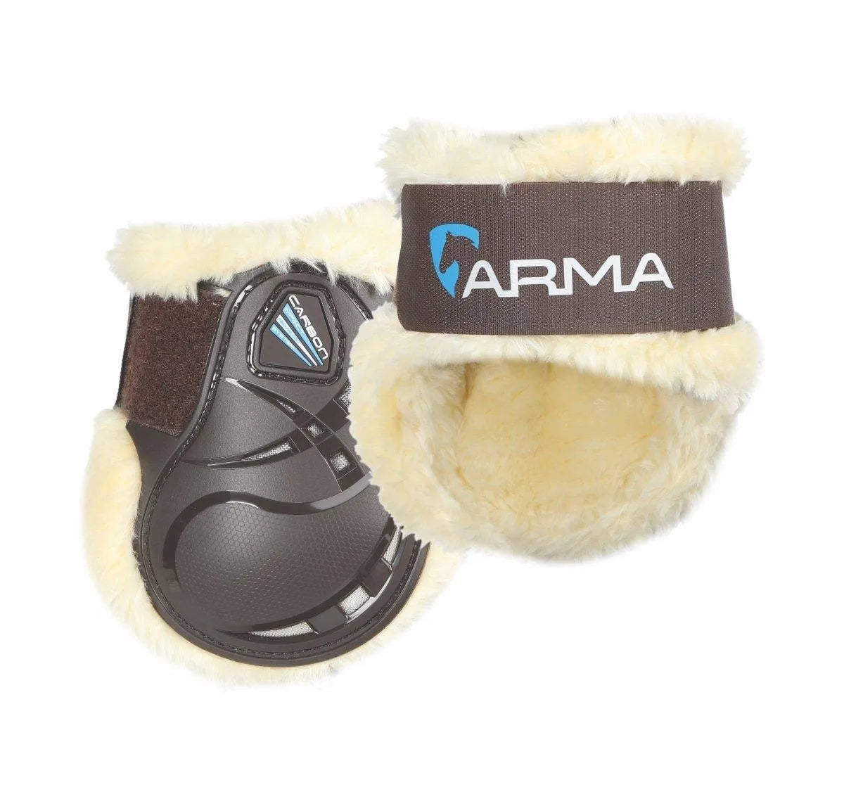 ARMA Carbon SupaFleece Fetlock Boots - Black - Cob