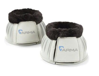 ARMA Fleece Over Reach Boots - Black - Cob