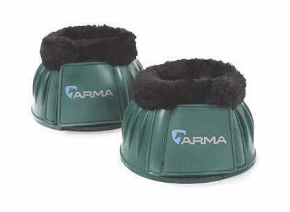 ARMA Fleece Over Reach Boots - Black - Cob