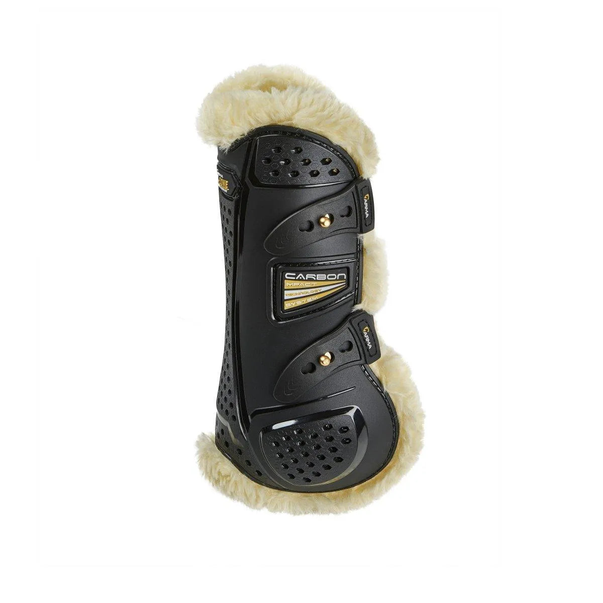 ARMA OXI-ZONE Supafleece Tendon Boots - Black - Cob