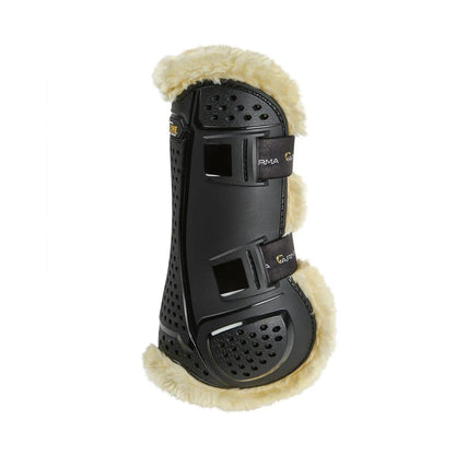 ARMA OXI-ZONE Supafleece Tendon Boots - Black - Cob