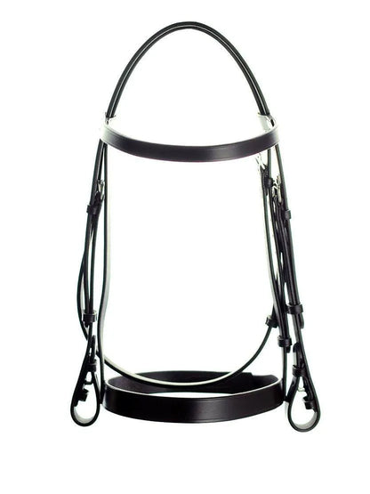 Ascot Plain Bridle - Black - Shetland