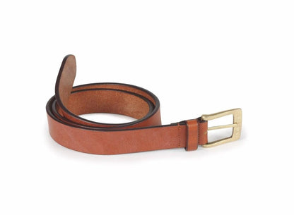 Aubrion 25mm Skinny Leather Belt - Adult - Black - 100Cm