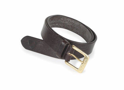 Aubrion 25mm Skinny Leather Belt - Adult - Black - 100Cm