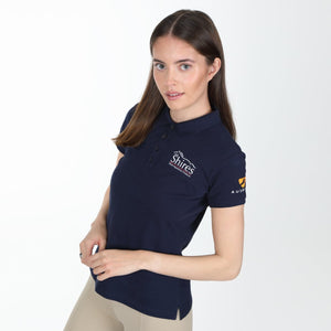 Aubrion Branded Polo Shirt - Navy - XXS