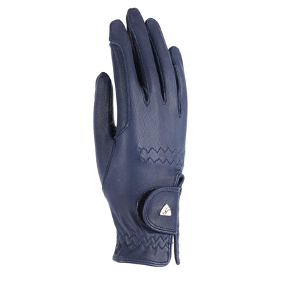 Aubrion Estade Premium Riding Gloves - Navy - XS