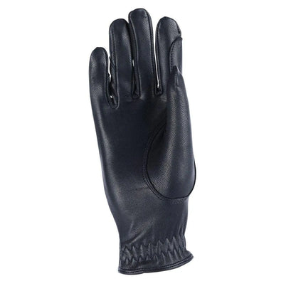 Aubrion Leather Riding Gloves - Black - L