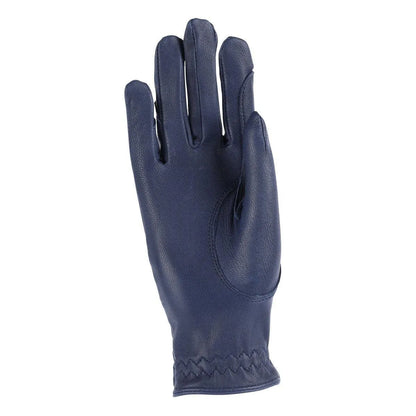 Aubrion Leather Riding Gloves - Black - L