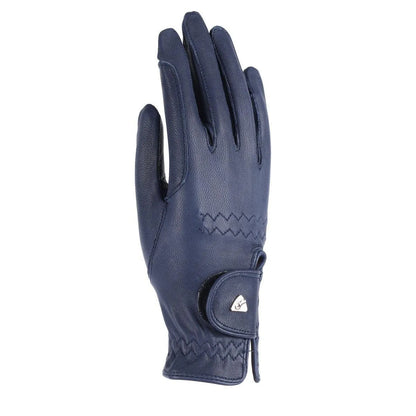 Aubrion Leather Riding Gloves - Black - L