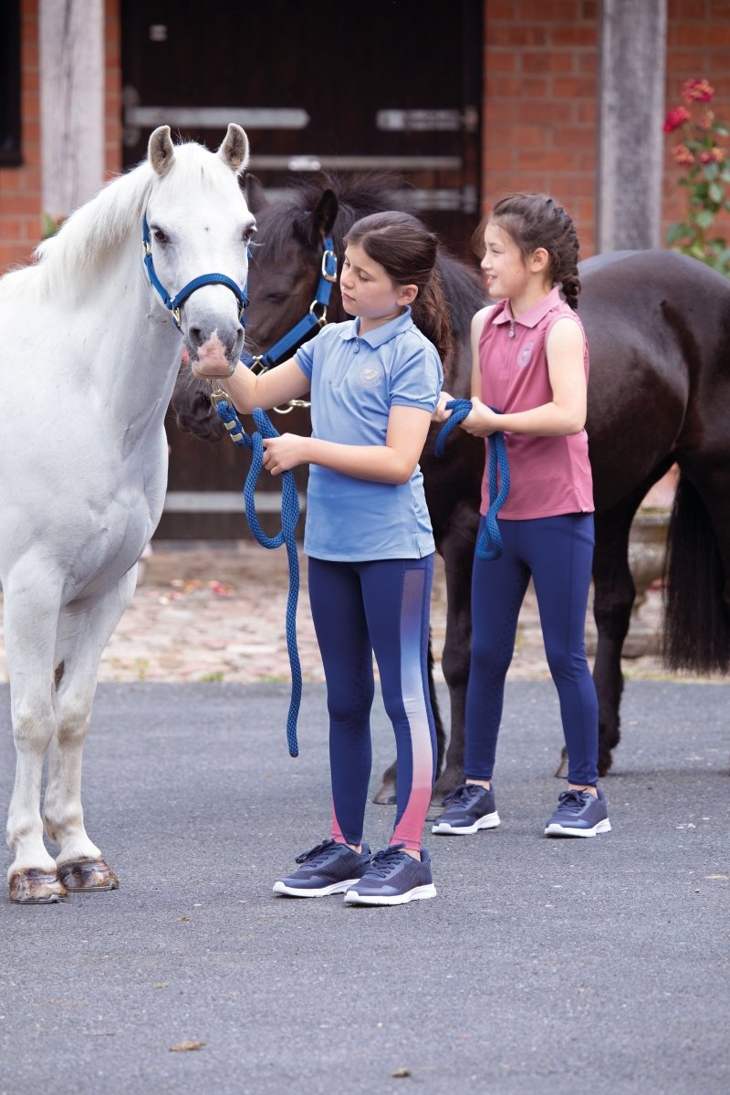 Aubrion Parsons Tech Polo - Maids - Dark Navy - 11/12 Yrs