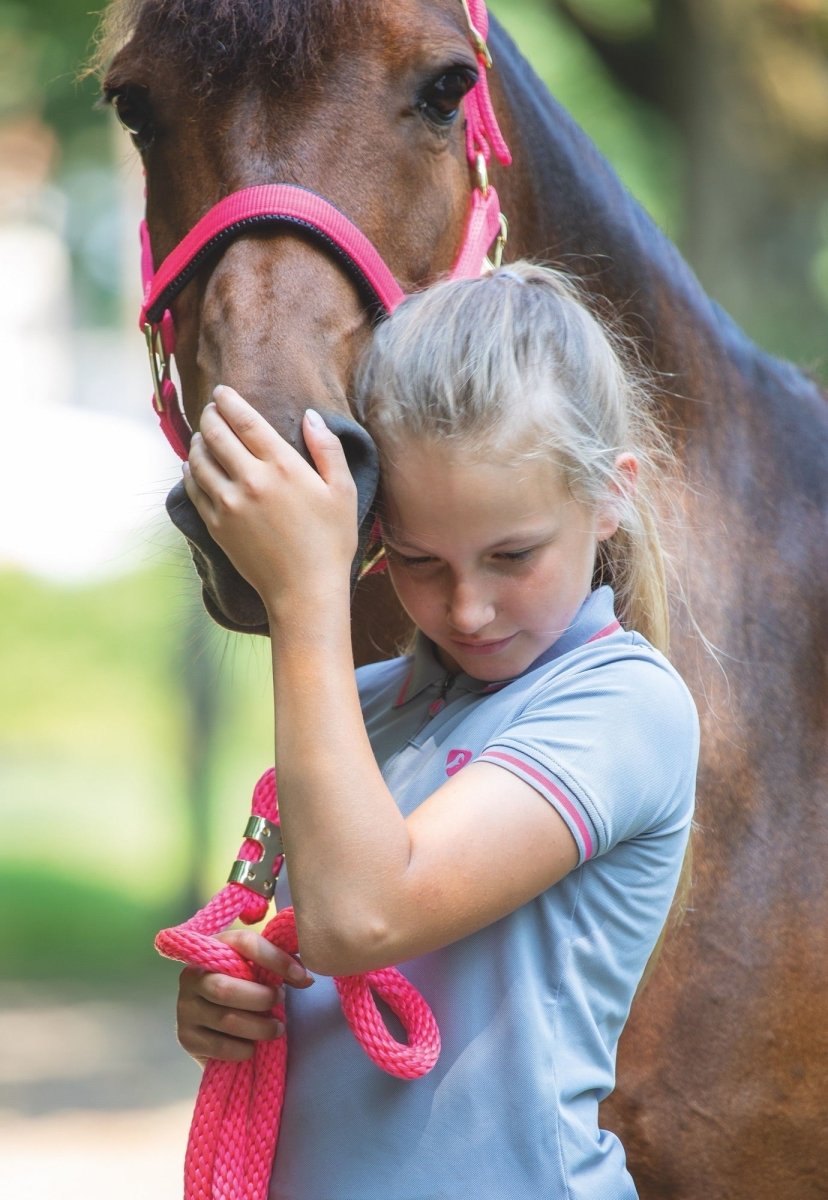 Aubrion Parsons Tech Polo - Maids - Dark Navy - 11/12 Yrs