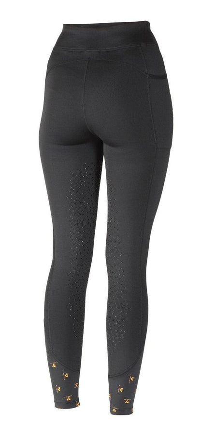 Aubrion Porter Winter Riding Tights - Jet Black - 5/6 Yrs