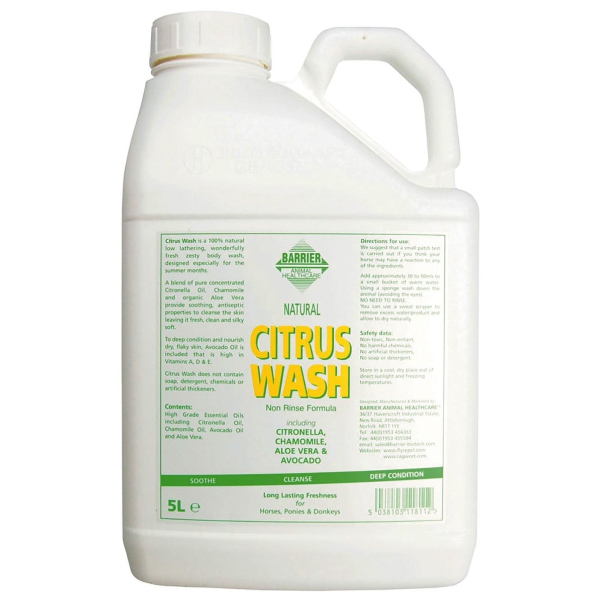 Barrier Citrus Wash - 5Lt -