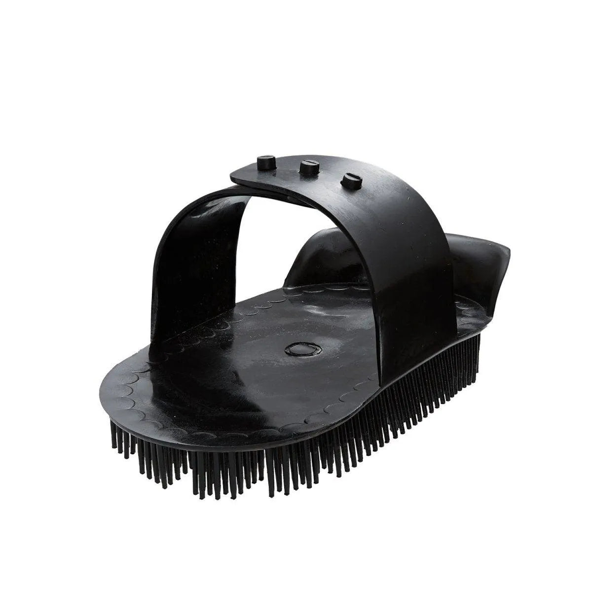 Bitz Curry Comb Plastic Medium - Black - Medium