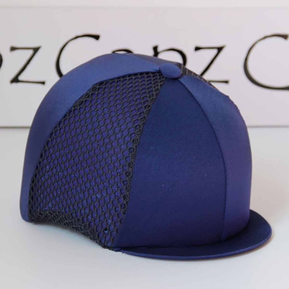 Capz Side Vented Cap Cover Lycra - Navy -