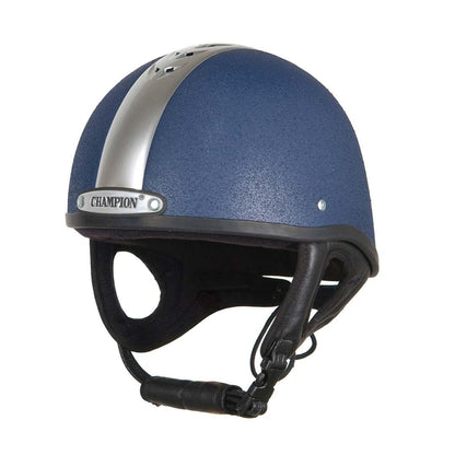 Champion Ventair Deluxe Jockey Skull - Blue/Silver - 54cm