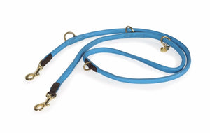 Digby & Fox Rolled Leather Training Lead - Black -