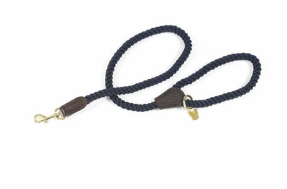 Digby & Fox Rope Dog Lead - Black -