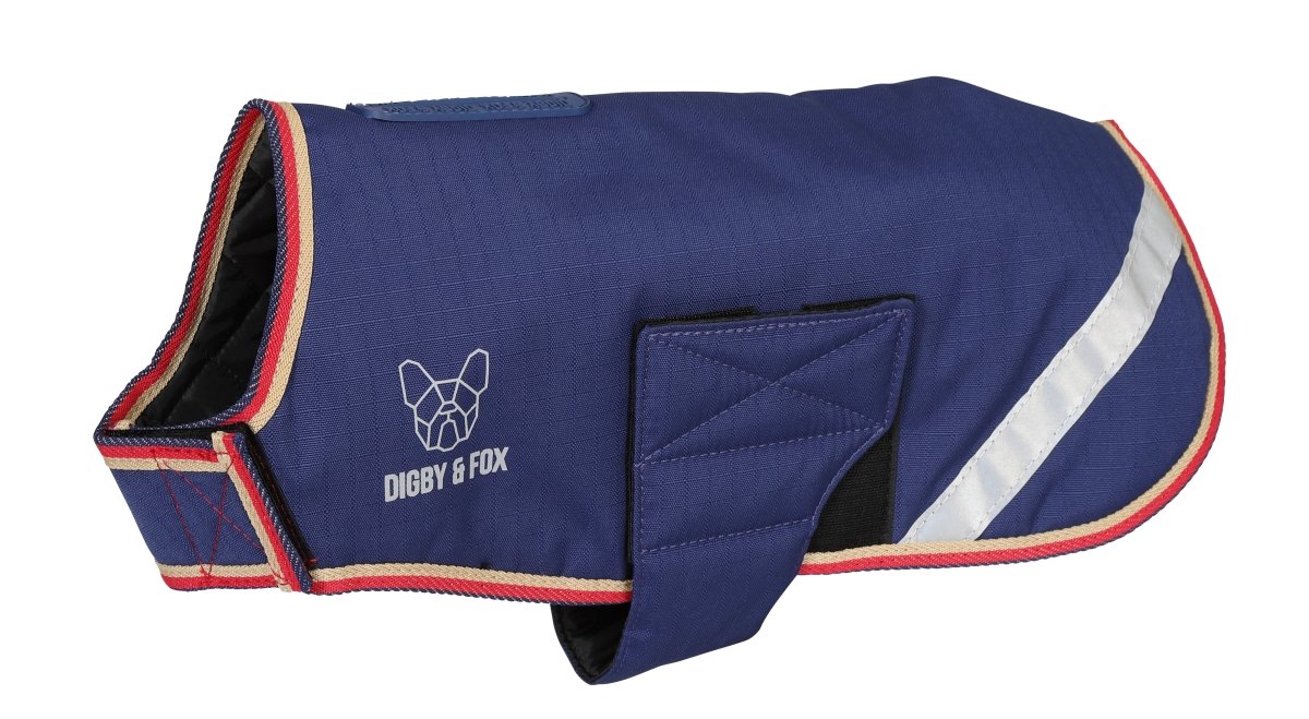 Digby & Fox Waterproof Dog Coat - Burgandy - L