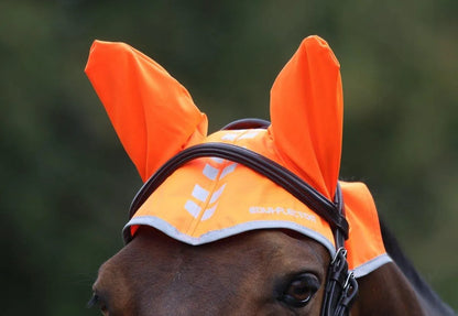 EQUI-FLECTOR® Fly Veil - Orange - Pony