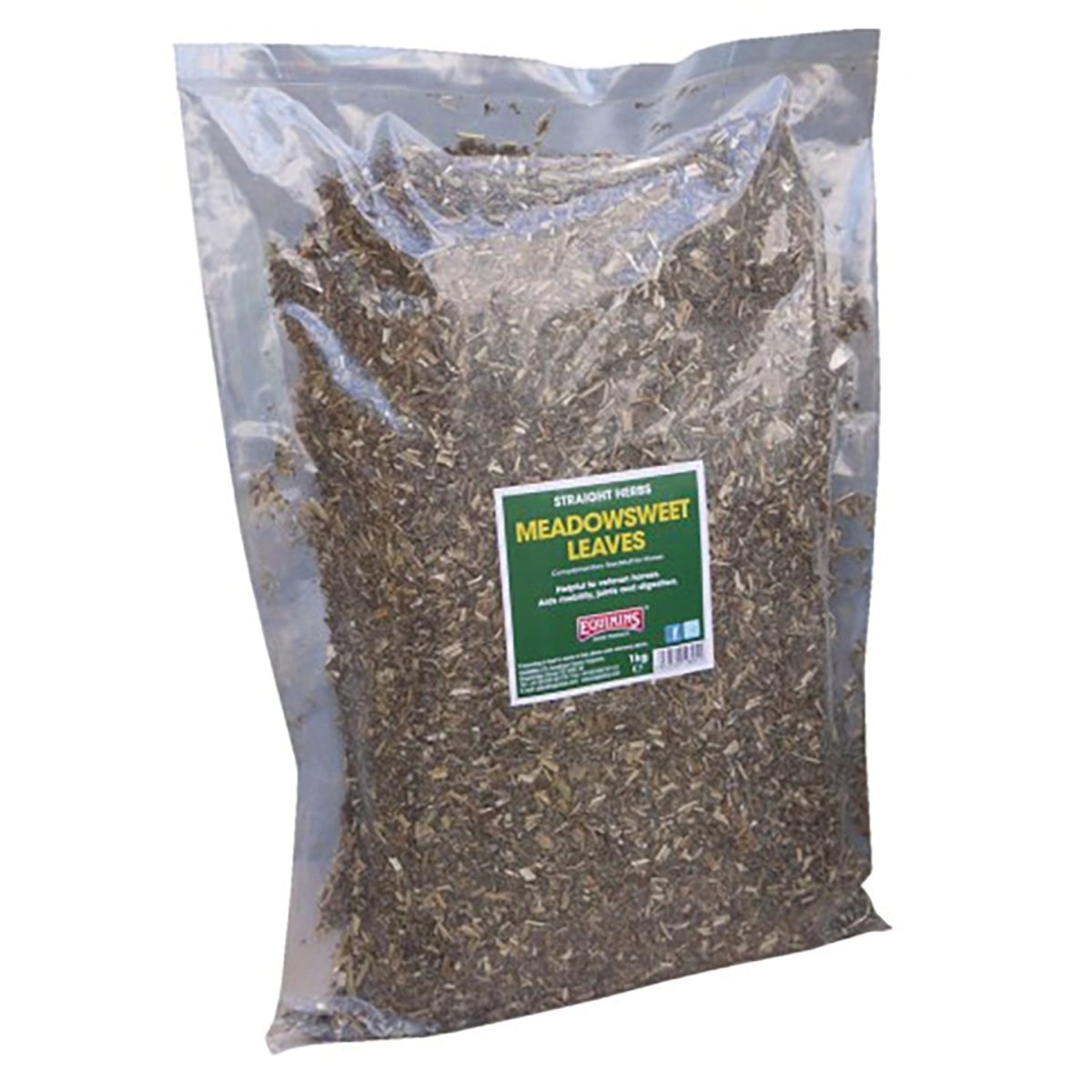 Equimins Straight Herbs Meadowsweet Leaves - 1Kg -