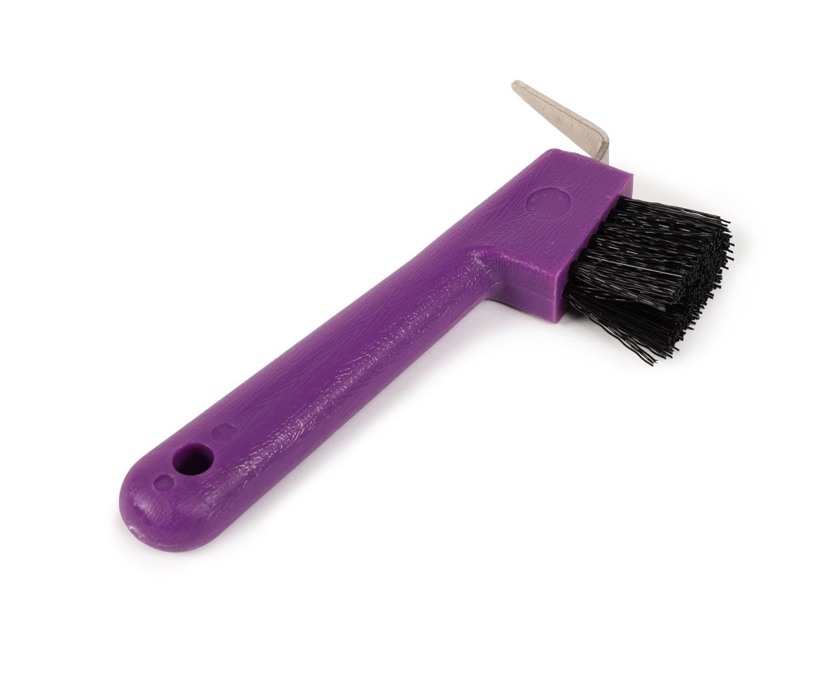 EZI - GROOM Hoof Pick/brush - Black - 